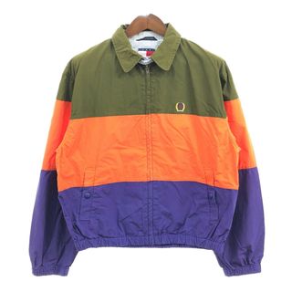 90年代 TOMMY HILFIGER トミーヒルフィガー コットン スイングトップ マルチカラー (メンズ M) 中古 古着 Q4407