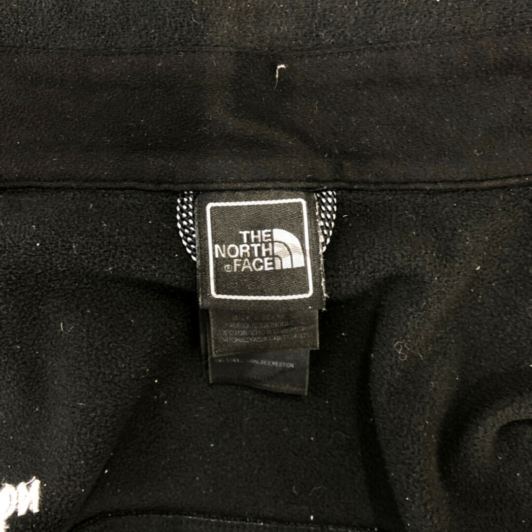 THE NORTH FACE(ザノースフェイス)のTHE NORTH FACE ノースフェイス フルジップフリースジャケット アウトドア ブラック (メンズ S) 中古 古着 Q4393 メンズのジャケット/アウター(その他)の商品写真