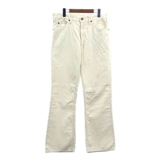 リーバイス(Levi's)の70年代 USA製 Levi's リーバイス 517-1552 コーデュロイパンツ アメカジ ホワイト (メンズ W34 L32) 中古 古着 Q4420(その他)