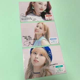 NiziU HMV take 特典 サイン メッセージ入り カード ブロマイド(アイドルグッズ)