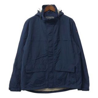 エディーバウアー(Eddie Bauer)のEddie Bauer エディーバウアー WEATHEREDGE マウンテンパーカー アウトドア ネイビー (メンズ XL) 中古 古着 Q4425(マウンテンパーカー)