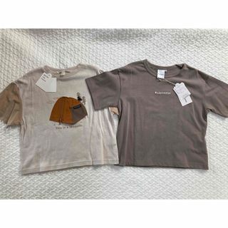 アプレレクール(apres les cours)のアプレレクール Tシャツ　2枚　新品　サイズ110 コンバース　プティマイン(Tシャツ/カットソー)