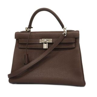 エルメス(Hermes)の★SALE 【4hd4787】エルメス ツーウェイバッグ/ケリー32/□K刻印/トゴ/ショコラ/シルバー金具 【中古】 レディース(その他)