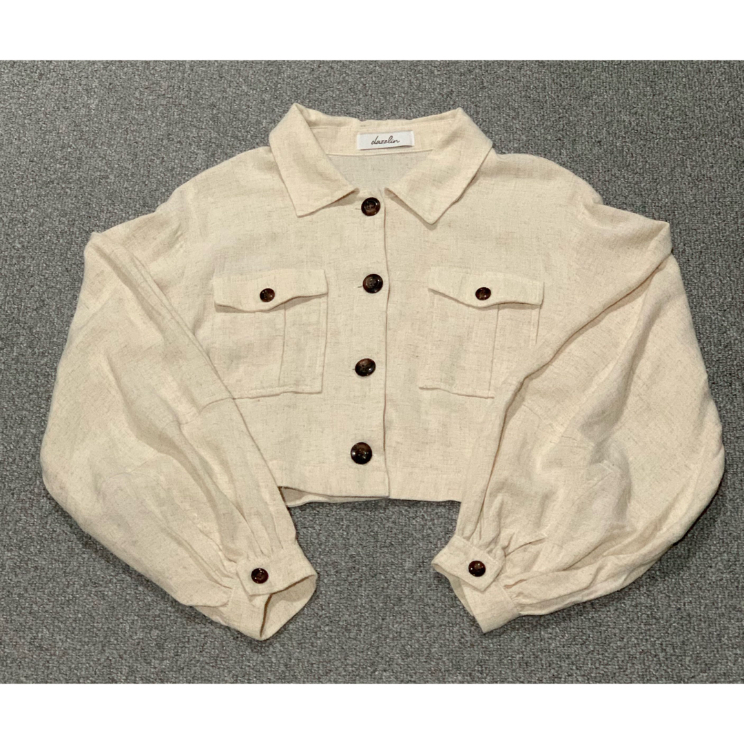 【dazzlin】ホフホワイトシャツジャケアウター レディースのジャケット/アウター(その他)の商品写真