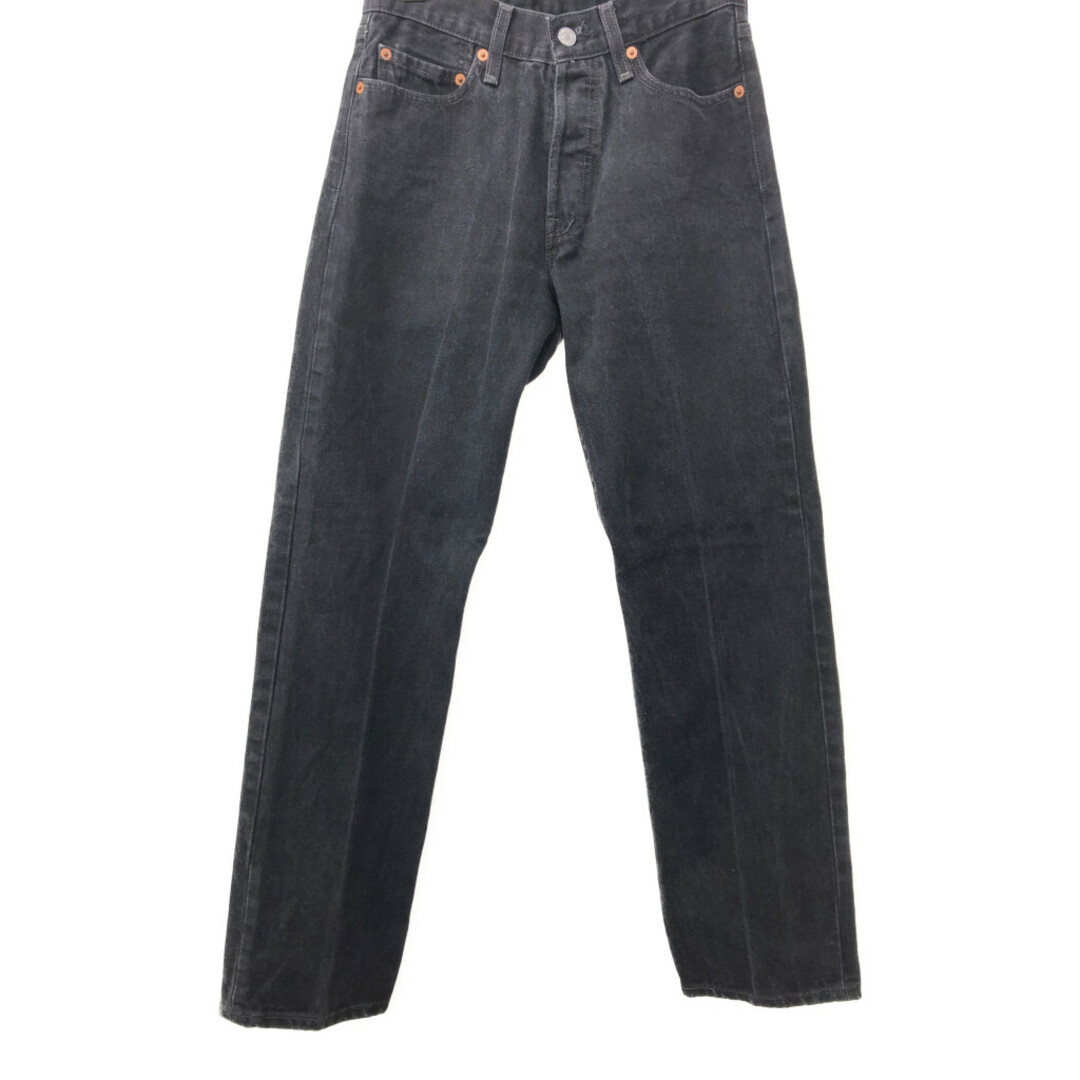 Levi's(リーバイス)のLevi's リーバイス 501 デニムパンツ アメカジ ブラック (メンズ W29 L32) 中古 古着 Q4437 メンズのパンツ(デニム/ジーンズ)の商品写真