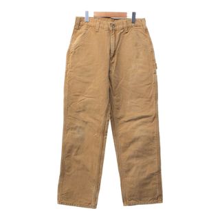 カーハート(carhartt)のCarhartt カーハート ダック ペインターパンツ ワーク ベージュ (メンズ) 中古 古着 Q4438(その他)