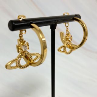 ヴィヴィアンウエストウッド(Vivienne Westwood)のヴィヴィアン　MIRANDAピアス　ゴールド(ピアス)