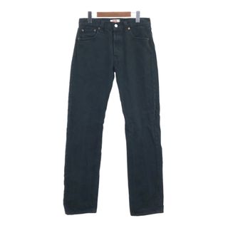 リーバイス(Levi's)のLevi's リーバイス 501 デニムパンツ アメカジ ブラック (メンズ W30 L34) 中古 古着 Q4446(デニム/ジーンズ)