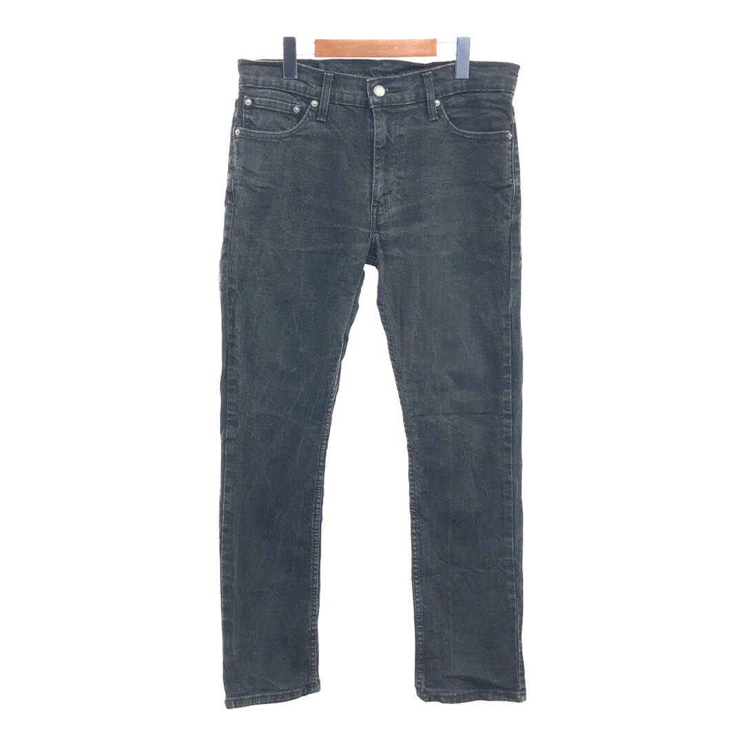 Levi's(リーバイス)のLevi's リーバイス 511 デニムパンツ アメカジ ブラック (メンズ W33 L30) 中古 古着 Q4448 メンズのパンツ(デニム/ジーンズ)の商品写真