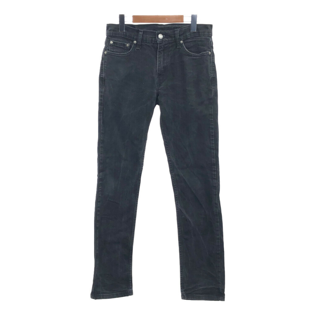 Levi's(リーバイス)のLevi's リーバイス 511 デニムパンツ アメカジ ブラック (メンズ W30 L32) 中古 古着 Q4450 メンズのパンツ(デニム/ジーンズ)の商品写真