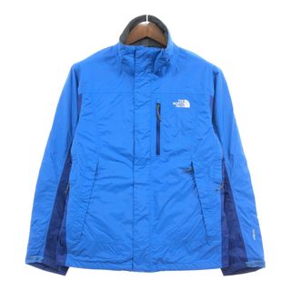 ザノースフェイス(THE NORTH FACE)のTHE NORTH FACE ノースフェイス HYVENT ナイロンジャケット アウトドア ブルー (メンズ M) 中古 古着 Q4457(その他)