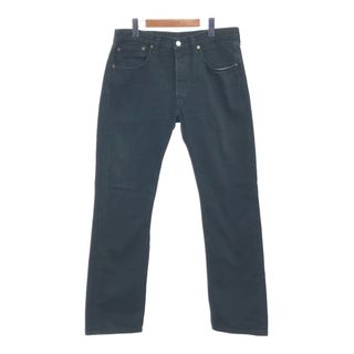 リーバイス(Levi's)のLevi's リーバイス 501 デニムパンツ アメカジ ブラック (メンズ W32 L32) 中古 古着 Q4467(デニム/ジーンズ)