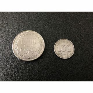 東京オリンピック (1964年) 記念 1,000円銀貨、100円銀貨(その他)