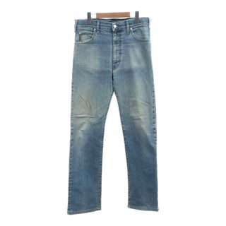 アルマーニジーンズ(ARMANI JEANS)のARMANI JEANS アルマーニ ジーンズ デニムパンツ ブルー (メンズ W31) 中古 古着 Q4468(デニム/ジーンズ)