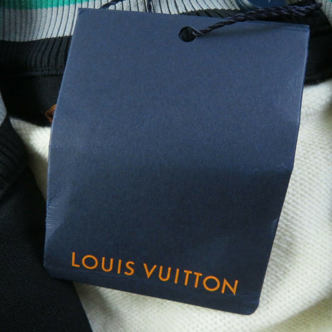 LOUIS VUITTON(ルイヴィトン)の未使用品◎LOUIS VUITTON ルイヴィトン 19年製 ウール カシミヤ レイヤードデザイン ハーフジップ 長袖ニット ホワイト マルチ XS イタリア製 正規品 レディース レディースのトップス(ニット/セーター)の商品写真