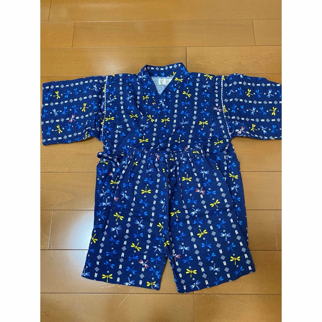 甚平　キッズ キッズ/ベビー/マタニティのキッズ服男の子用(90cm~)(甚平/浴衣)の商品写真