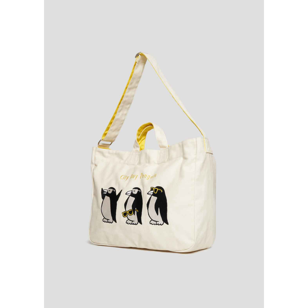 【グラニフ】シティボーイペンギン｜2WAYトートバッグ レディースのバッグ(トートバッグ)の商品写真