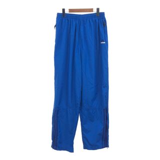 アディダス(adidas)の90年代 adidas アディダス トラックパンツ スポーツ ワンポイントロゴ ブルー (メンズ L) 中古 古着 Q4478(その他)