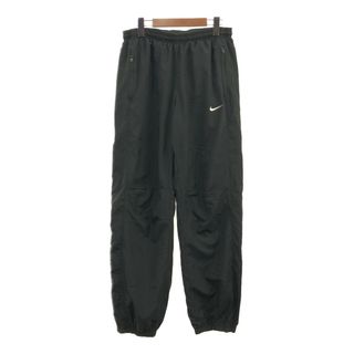 ナイキ(NIKE)のNIKE ナイキ トラックパンツ スポーツ ワンポイント ブラック (メンズ M) 中古 古着 Q4502(その他)