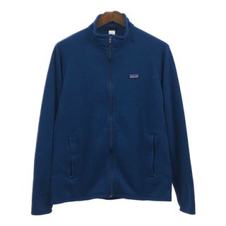 パタゴニア(patagonia)のpatagonia パタゴニア ベターセーター フリースジャケット アウトドア ワンポイント ブルー (メンズ L) 中古 古着 Q4512(その他)