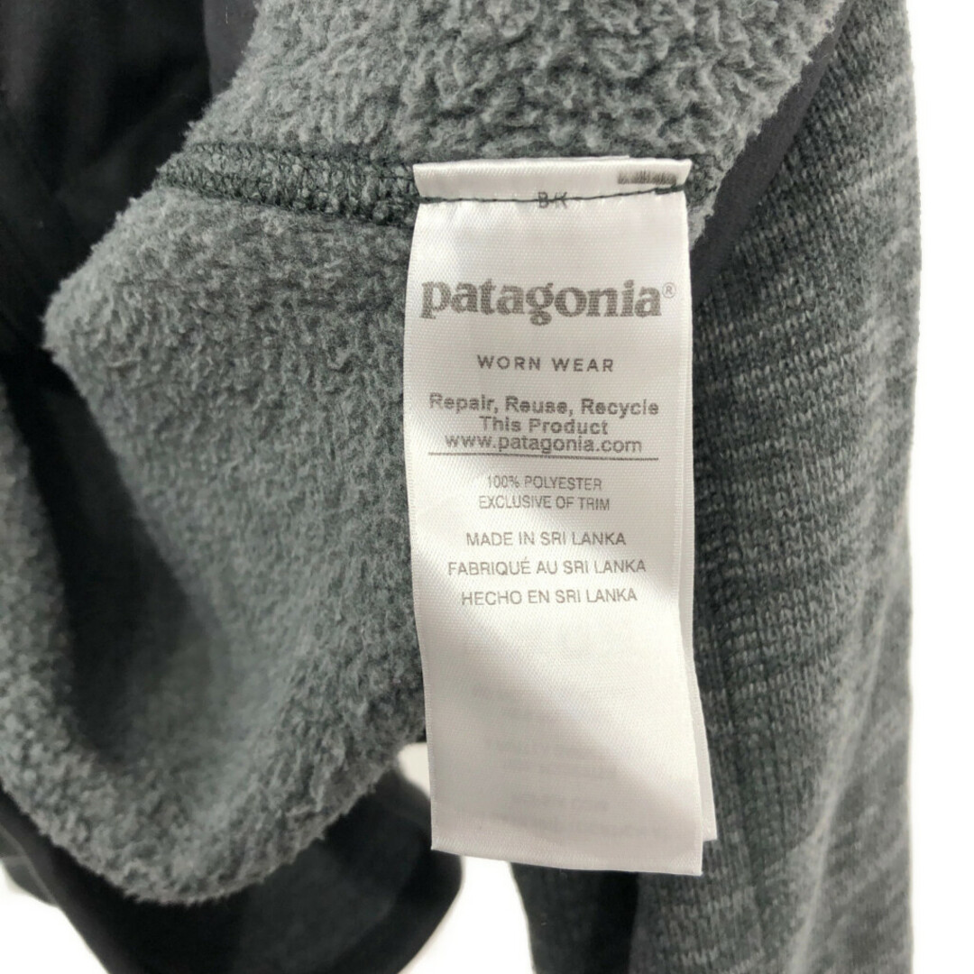 patagonia(パタゴニア)のpatagonia パタゴニア ベターセーター フリースジャケット アウトドア ワンポイント グレー (メンズ L) 中古 古着 Q4515 メンズのジャケット/アウター(その他)の商品写真