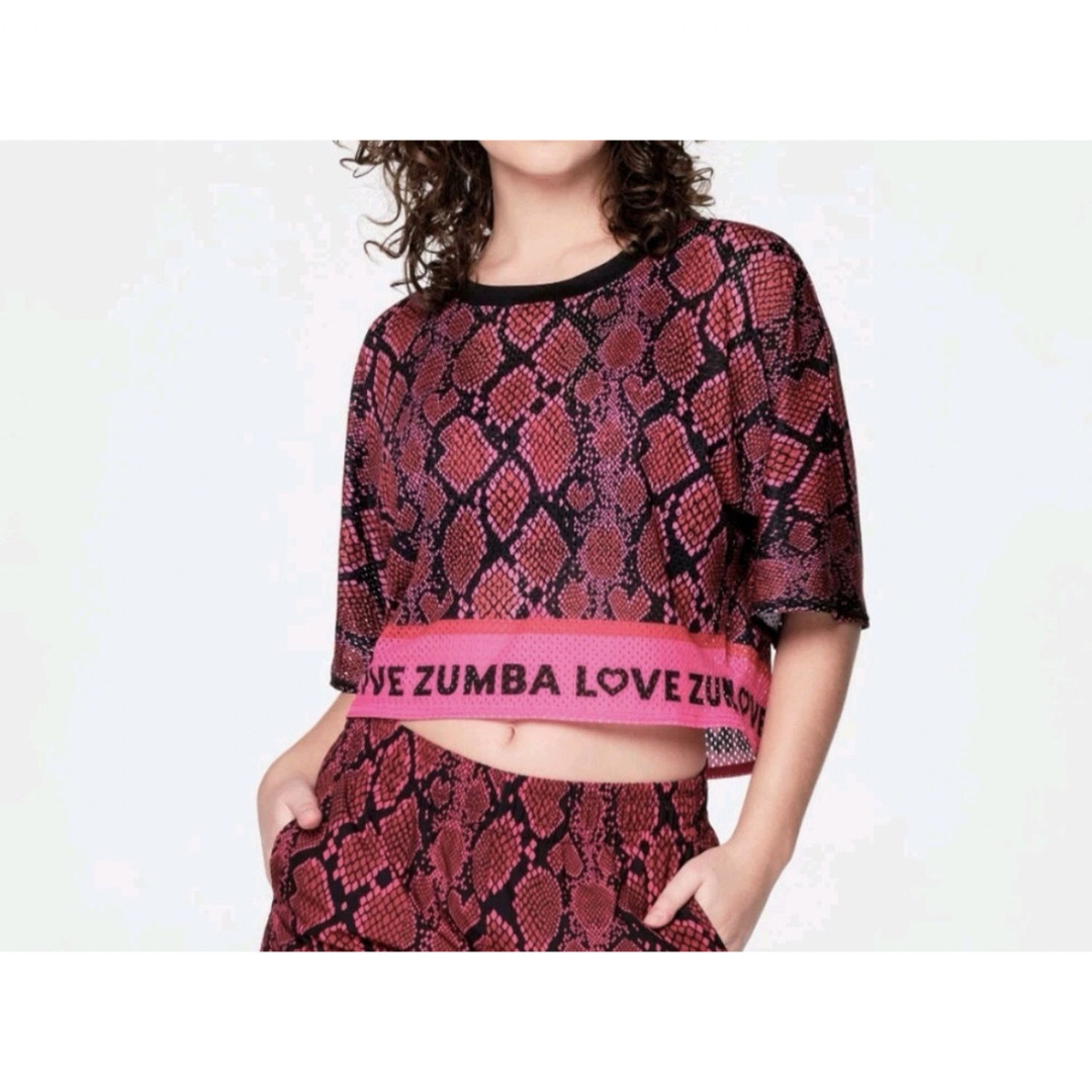 Zumba(ズンバ)のZumba Love Snakeskin Top レディースのトップス(カットソー(半袖/袖なし))の商品写真