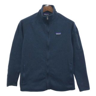 パタゴニア(patagonia)のpatagonia パタゴニア ベターセーター フリースジャケット アウトドア ネイビー (メンズ L) 中古 古着 Q4541(その他)