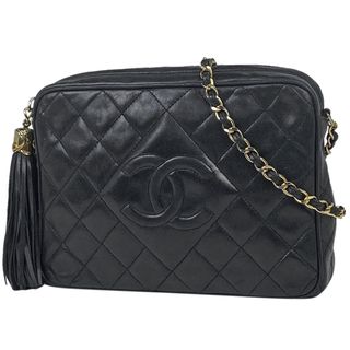 シャネル(CHANEL)のシャネル ココマーク フリンジ チェーン ショルダーバッグ レディース 【中古】(ショルダーバッグ)