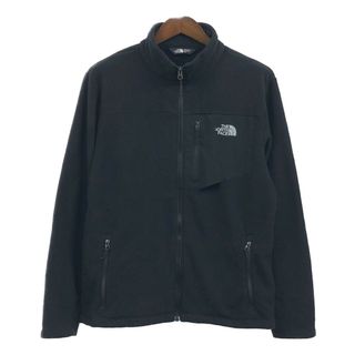 ザノースフェイス(THE NORTH FACE)のTHE NORTH FACE ノースフェイス フリースジャケット アウトドア ブラック (メンズ) 中古 古着 Q4545(その他)