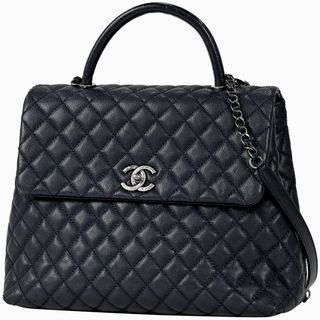 シャネル(CHANEL)のシャネル ココマーク ハンドバッグ レディース 【中古】(ハンドバッグ)