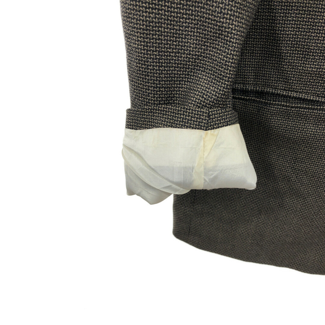 Yves Saint Laurent(イヴサンローラン)のカナダ製 YVES SAINT LAURENT イヴ サンローラン ウール テーラードジャケット グレー (メンズ) 中古 古着 Q4546 メンズのジャケット/アウター(テーラードジャケット)の商品写真
