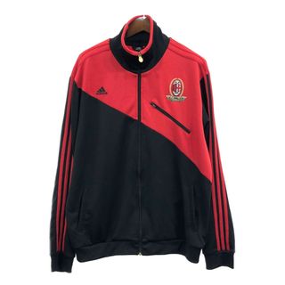 アディダス(adidas)のadidas アディダス ACミラン トラックジャケット スポーツ ブラック (メンズ 2XL) 中古 古着 Q4551(その他)