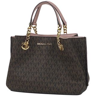 マイケルコース(Michael Kors)のマイケルコース ロゴ チェーン トートバッグ レディース 【中古】(トートバッグ)