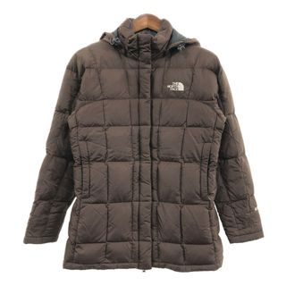 ザノースフェイス(THE NORTH FACE)のTHE NORTH FACE ノースフェイス ダウンジャケット アウトドア 防寒 600フィル ブラウン (レディース M) 中古 古着 Q4567(ダウンジャケット)