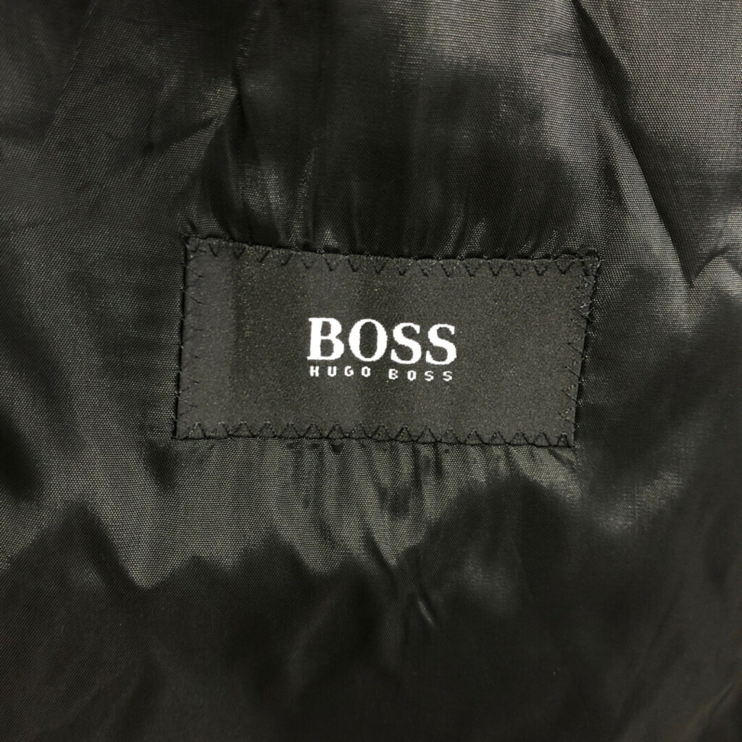 HUGO BOSS(ヒューゴボス)のHUGO BOSS ヒューゴボス ウール テーラードジャケット ブラック (メンズ 4) 中古 古着 Q4571 メンズのジャケット/アウター(テーラードジャケット)の商品写真
