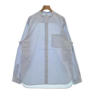 ユナイテッドアローズ(UNITED ARROWS)のUNITED ARROWS カジュアルシャツ XL 青系x白(ストライプ) 【古着】【中古】(シャツ)