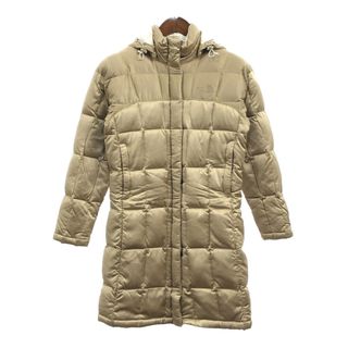 ザノースフェイス(THE NORTH FACE)のTHE NORTH FACE ノースフェイス ダウンコート アウトドア 防寒 600フィル ゴールド (レディース S) 中古 古着 Q4583(ロングコート)