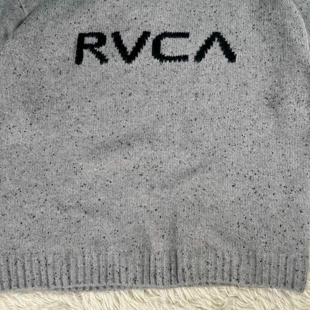 新品 RVCA ルーカ ニット セーター ルーズシルエット グレー L メンズのトップス(ニット/セーター)の商品写真