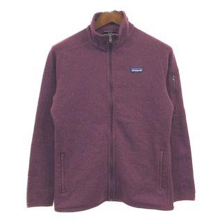 パタゴニア(patagonia)のpatagonia パタゴニア ベターセーター フリースジャケット アウトドア ワインレッド (メンズ L) 中古 古着 Q4588(その他)