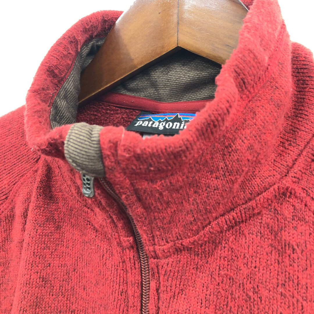 patagonia(パタゴニア)のpatagonia パタゴニア フルジップ ベターセーター フリースジャケット アウトドア レッド (メンズ XL) 中古 古着 Q4596 メンズのジャケット/アウター(その他)の商品写真