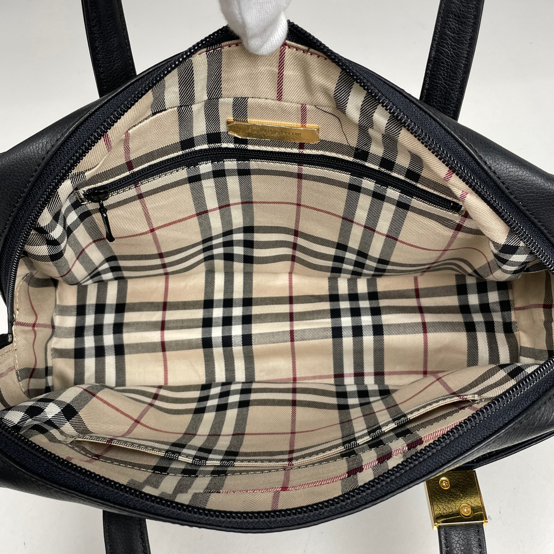 BURBERRY(バーバリー)のバーバリー ロゴ ハンドバッグ レディース 【中古】 レディースのバッグ(ハンドバッグ)の商品写真