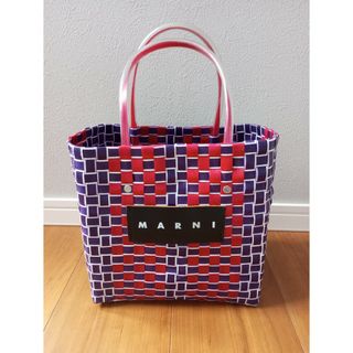 マルニ(Marni)のMARNI マルニ ミニショッパーバッグ かごバッグ(かごバッグ/ストローバッグ)