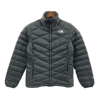 ザノースフェイス(THE NORTH FACE)のTHE NORTH FACE ノースフェイス ダウンジャケット アウトドア 防寒 グレー (レディース S) 中古 古着 Q4604(ダウンジャケット)