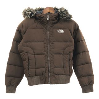 ザノースフェイス(THE NORTH FACE)のTHE NORTH FACE ノースフェイス ダウンジャケット アウトドア 防寒 ブラウン (レディース S) 中古 古着 Q4605(ダウンジャケット)