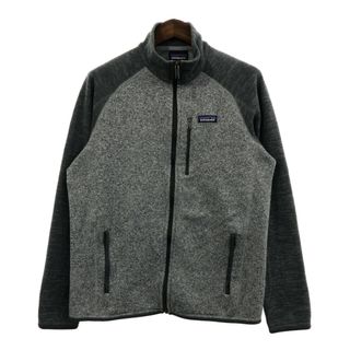 パタゴニア(patagonia)のpatagonia パタゴニア ベターセーター フリースジャケット アウトドア ライトグレー (メンズ L) 中古 古着 Q4617(その他)