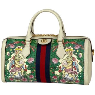 Gucci - グッチ ミディアム トップハンドルバッグ レディース 【中古】