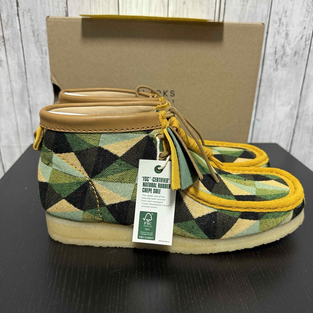 Clarks(クラークス)の【未使用】CLARKS Wallabee Bootマルチカラー！可愛い！雰囲気◎ メンズの靴/シューズ(ブーツ)の商品写真