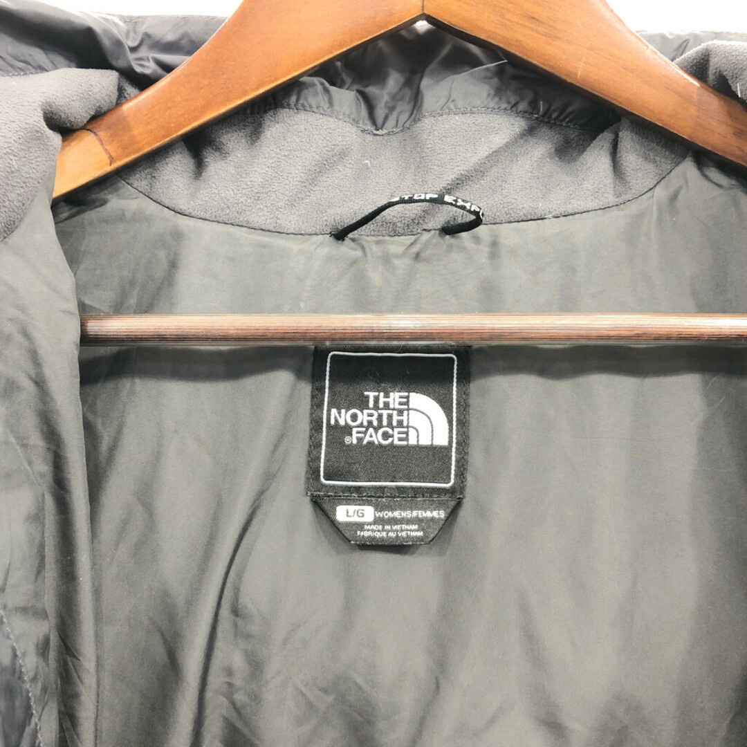 THE NORTH FACE(ザノースフェイス)のTHE NORTH FACE ノースフェイス キルティング ダウンコート アウトドア 防寒 550フィル ブラック (レディース L) 中古 古着 Q4635 レディースのジャケット/アウター(ロングコート)の商品写真