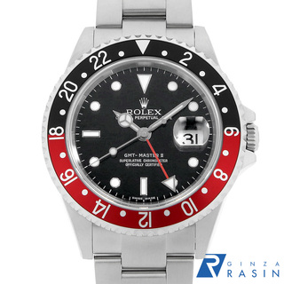 ロレックス(ROLEX)のロレックス GMTマスターII 16710 ブラック Z番 メンズ 中古 腕時計(腕時計(アナログ))