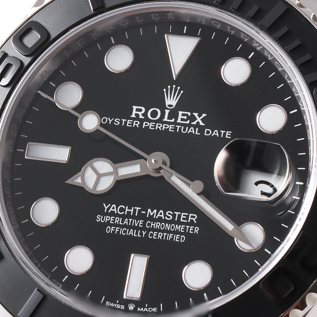 ROLEX(ロレックス)のロレックス ヨットマスター42 226659 ブラック ランダム番 メンズ 中古 腕時計 メンズの時計(腕時計(アナログ))の商品写真